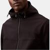 Calvin Klein Solid Color Hooded Long Sleeve Jacket Men Jackets Black 40BM527-001