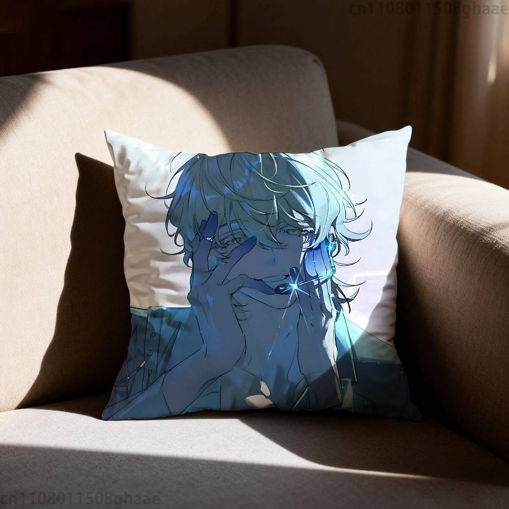 AAlien Stage Luka Pillow Case Square DoubleSided Printing Short Plush Sofa Cushion Cover Bedroom Bedside Pillow