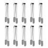 Set of 10 Coffee Sugar Clip Party Kitchen Tongs Ice Clamps Kitchen Tongs for Ice and Grilling