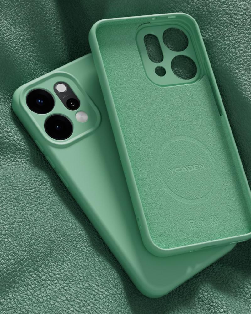 for Liquid Silicone Magnetic Case for OPPO Reno 14 Pro Magsafe Wireless Charging Soft Skin Smooth Cover Bumper Funda