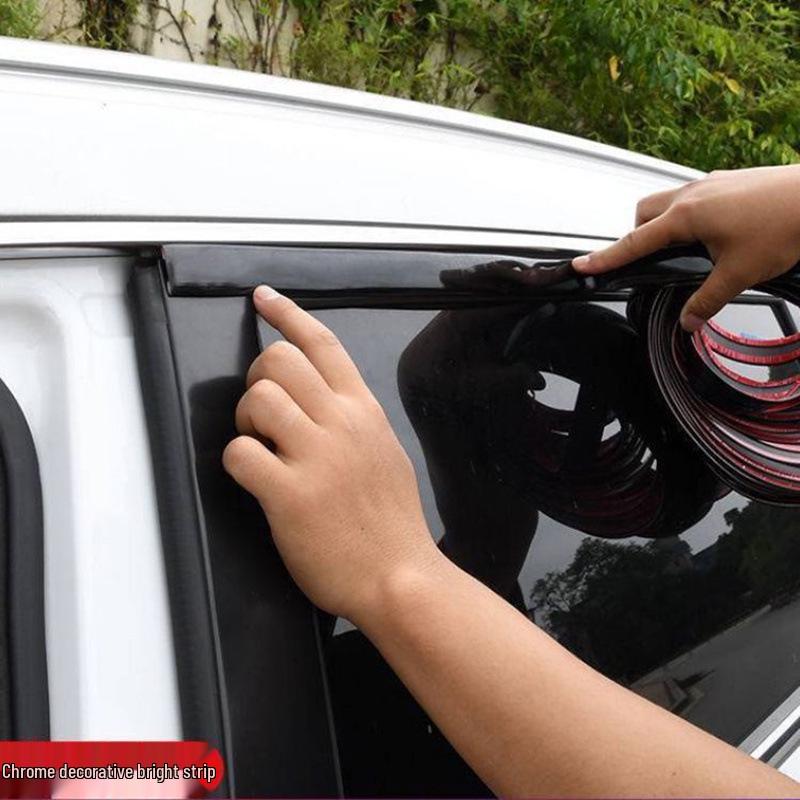 Evrensel Krom Çarpışma Önleyici Araba Kapı ve Tampon Dekoratif Şeridi