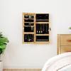 VidaXL Jewelry Cabinet with Mirror and LED Lighting Wall-Mounted 353249