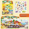 Cross-border Jelly Sticker Book: Educational Silicone Reusable Stickers for Baby Kindergarten Fun and Gifts