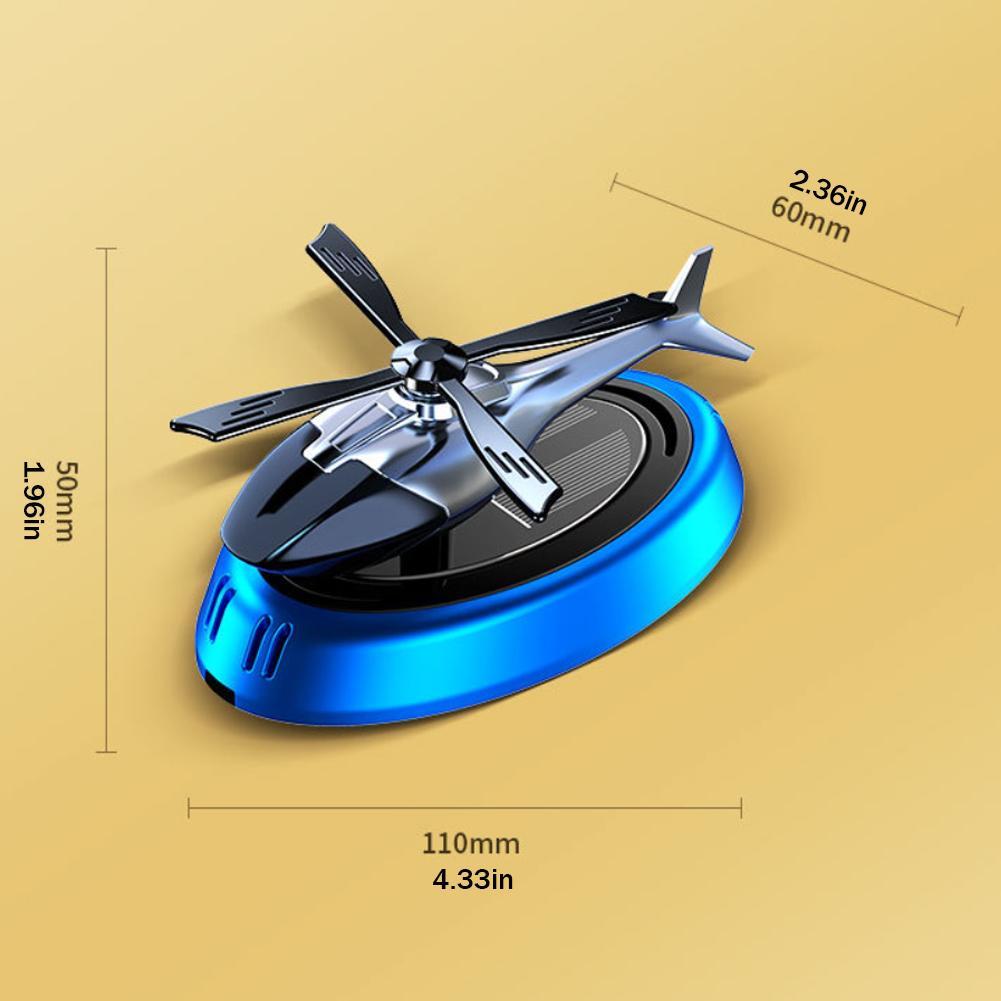 Car Air Freshener Solar Propeller Fighter Aromatherapy Car Interior Decoration Accessories Car Rotating Aromatherapy Perfume