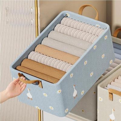 Scatola portaoggetti per vestiti, organizer per guardaroba, divisore per jeans, contenitore pieghevole per biancheria intima, calzini, scatola per artefatti