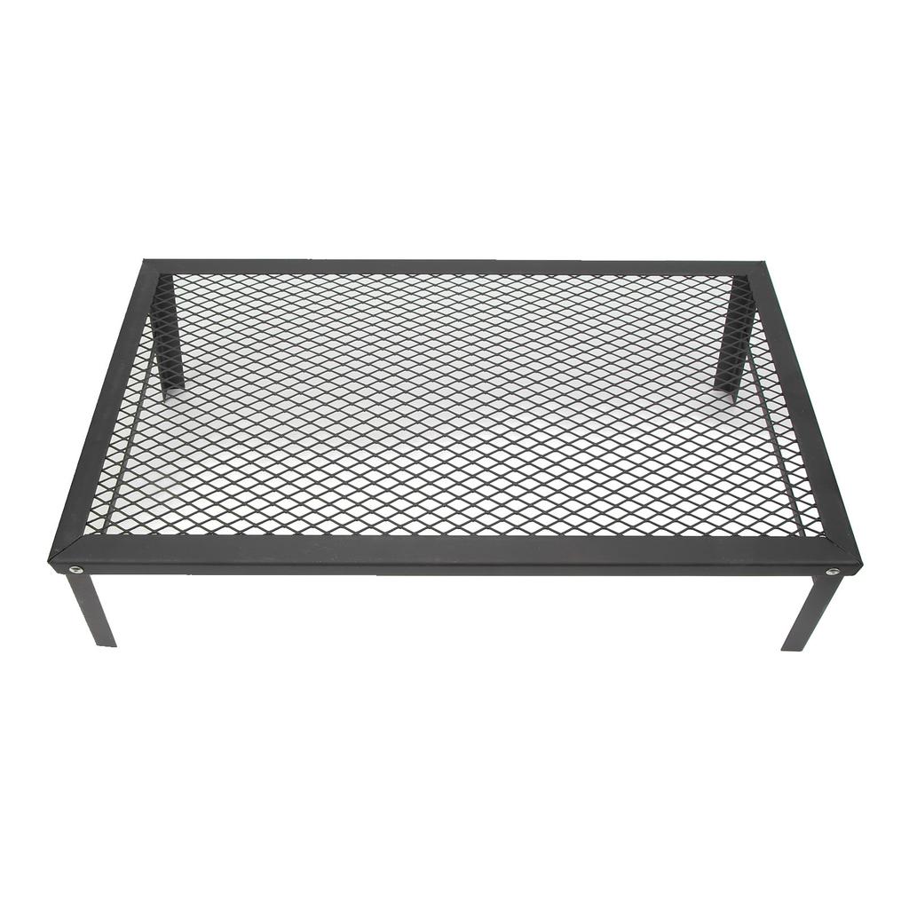 Folding Campfire Grill Heavy Duty Iron Waterproof Portable Camp Fire Cooking Rack for Outdoor Barbecue