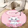 Personalized M-Marie Round Chair Office Rug - Perfect for Mat, Office Chair & More - Ideal Gift for Birthdays and Holidays