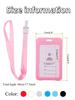5/10PCS Card Holder Colorful Employee Plastic Card Cover Lanyard Work Business ID Badge Holder Name Tag Bags Case