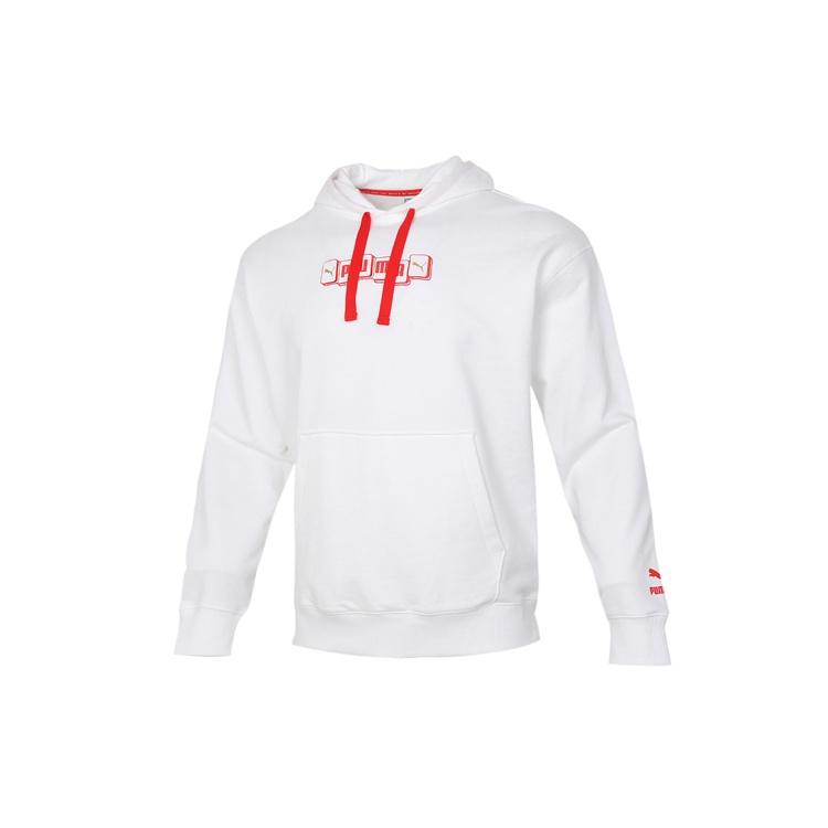 PUMA Series Back Printing Sports Pullover White Men s 531299-02 L