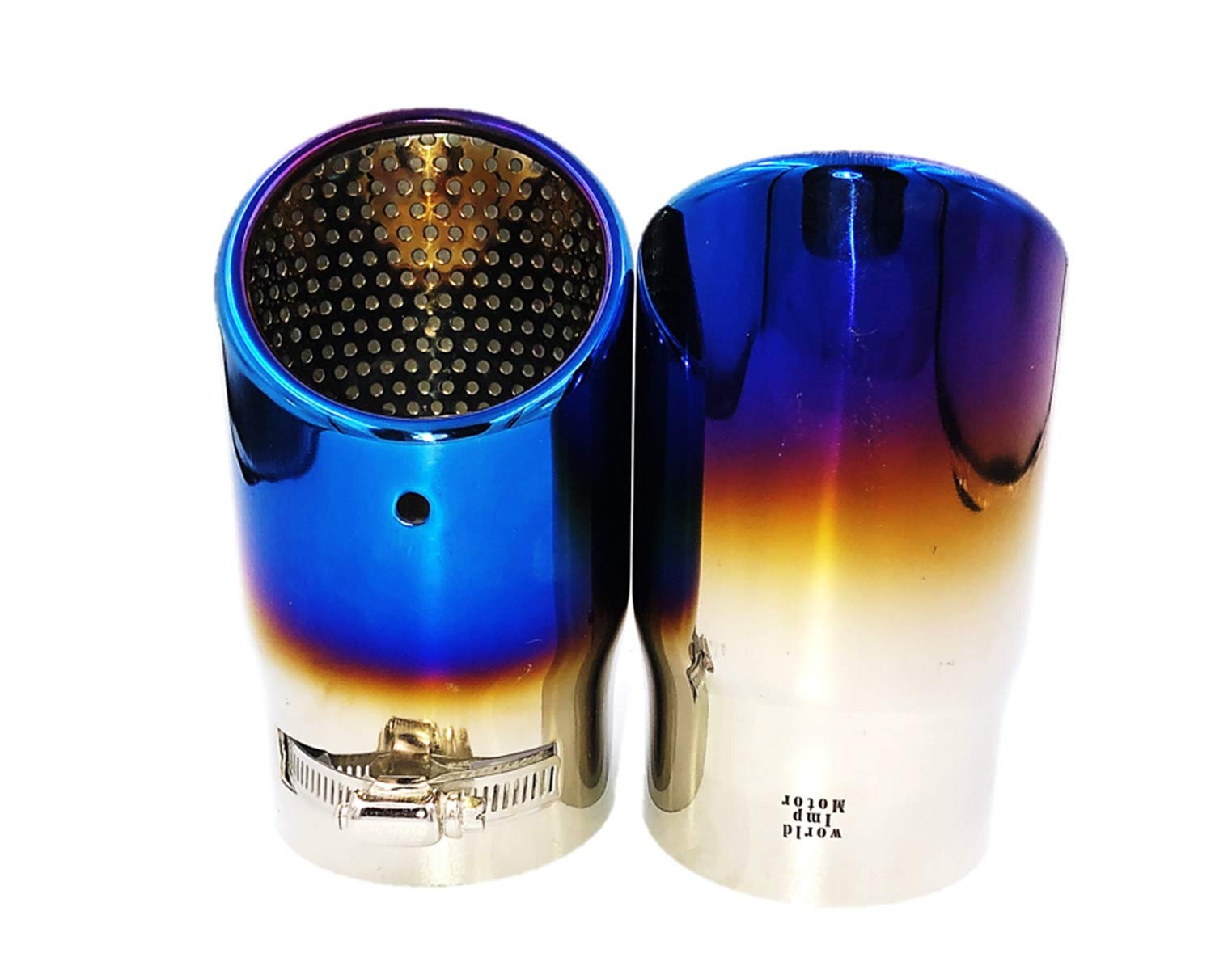 

World Imp Motor Muffler Cutter for Mazda CX5 Slash Set of Aftermarket Parts Titanium-Look (KE Series), Cut/Single Type, 2, Universal,