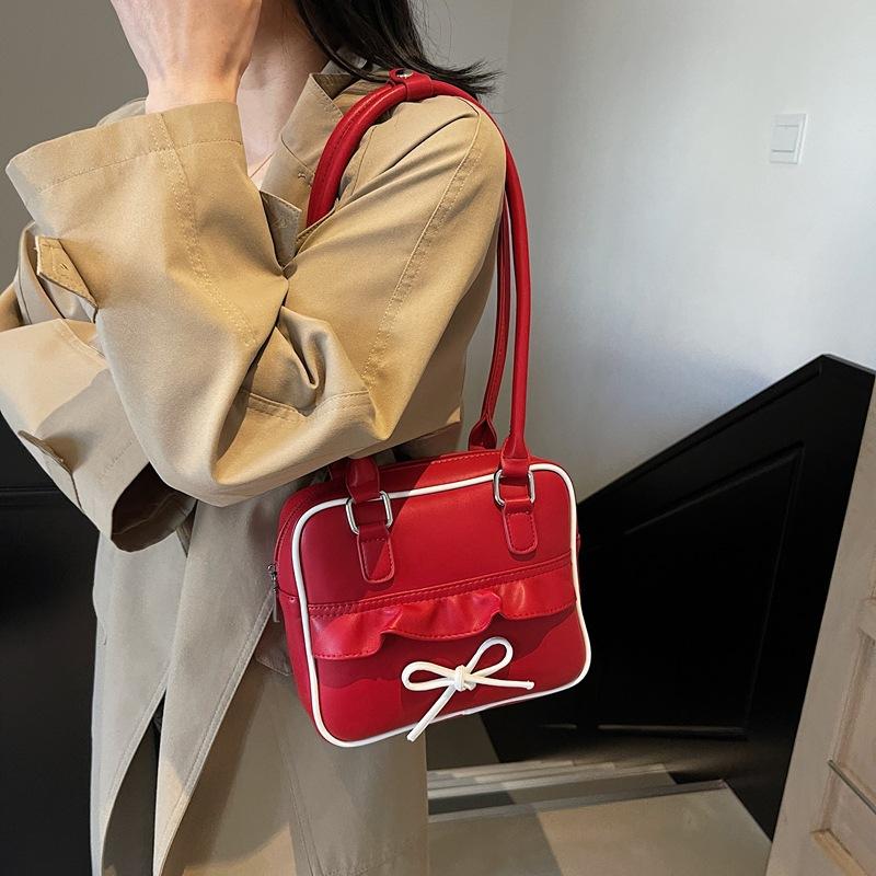 Bow Bag Handbag Women's New Fashion Commuter Casual Shoulder Bag