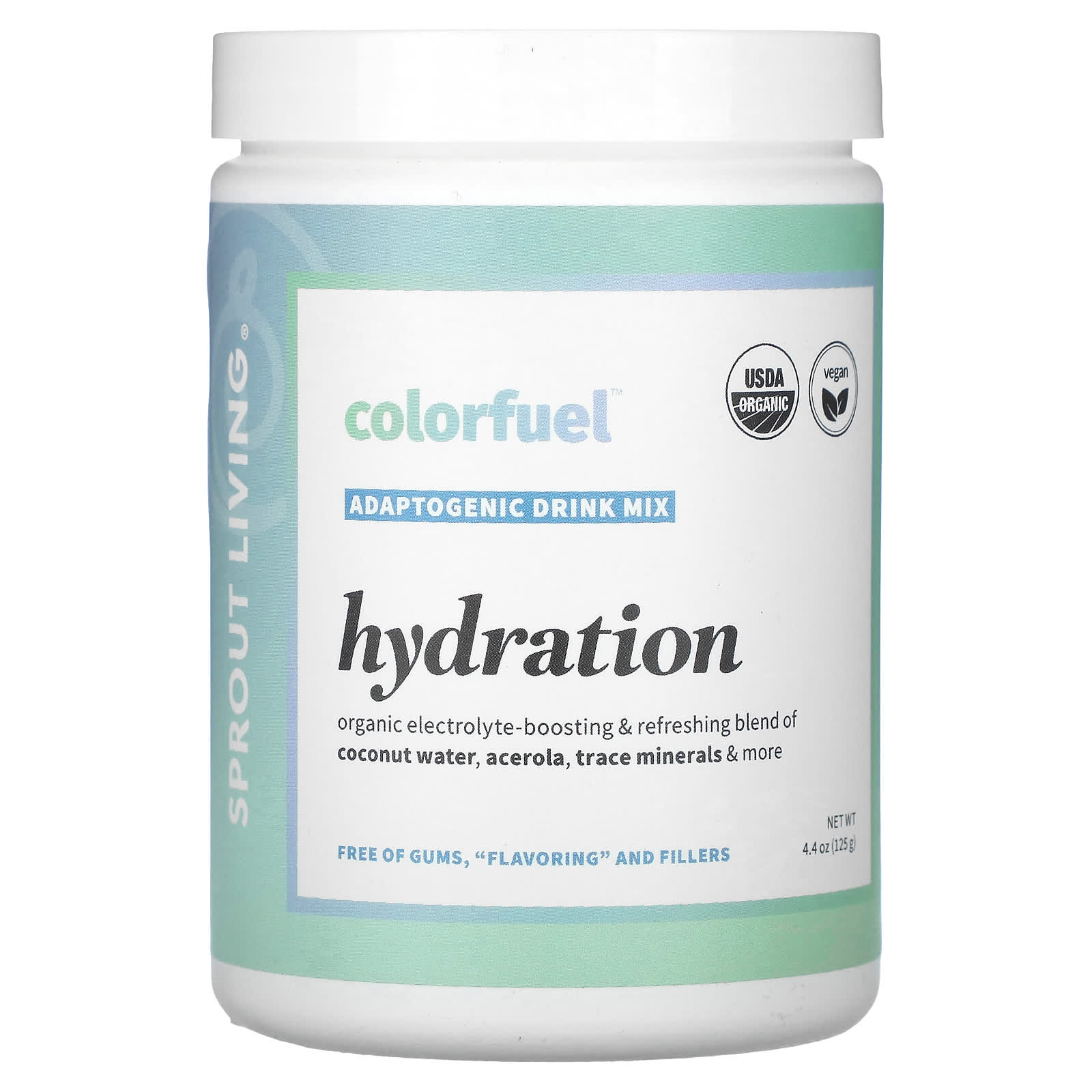 

Sprout Living, Colorfuel, Adaptogen Drink Mix, Hydration, 4.4 oz (125 g)