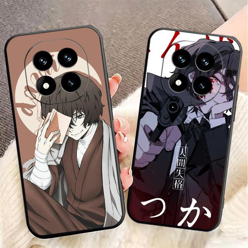 Bungo Stray Dogs Dazai Soft Phone Case for Xiaomi Redmi Note 12 13 14 15 Pro Plus 11 12S 11S 11T 10 4G Black Cover Back Shell