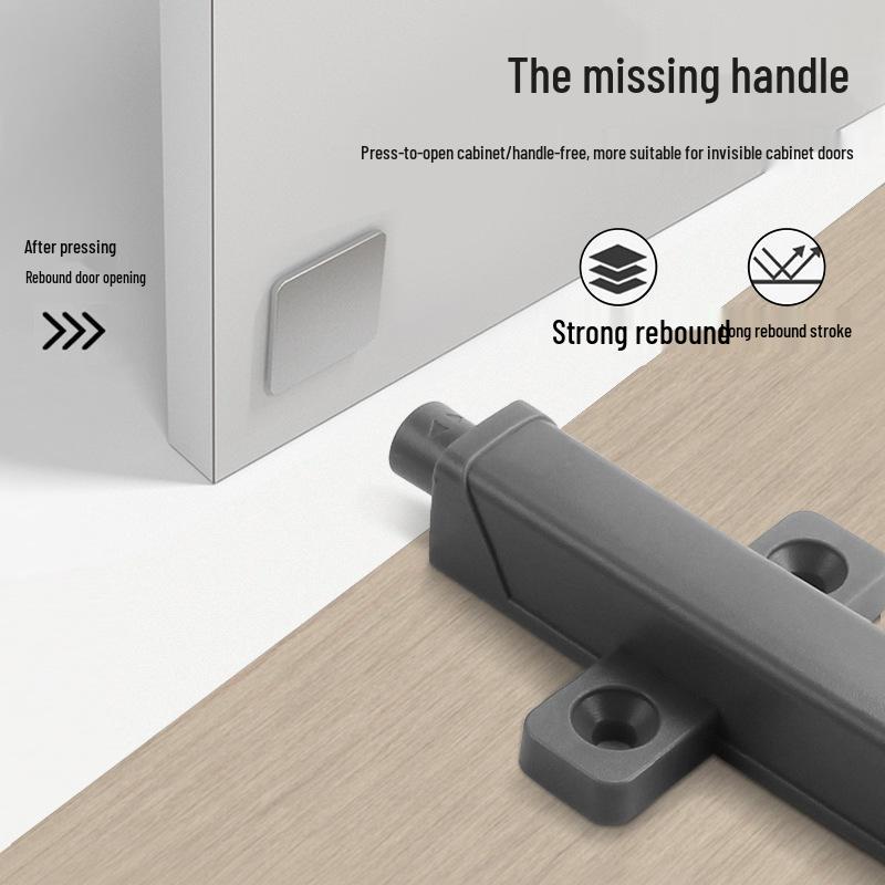 Wardrobe Push-to-Open Heavy-Duty Spring-Loaded Door and Drawer Component
