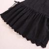 Sweet Mori Style Cotton Linen Embroidered Vest with Side Slit and Tie-Up Design