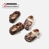 Spring 2026 Soft Sole Leopard Print Baby Walker Shoes for Girls – Korean Style, Non-slip, Fashionable, Small Leather Design