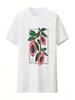 Papaya Boho T Shirt FruiT Bohemian Lovers For Her Vintage Style Vintage Washed Fashion Stylish Soft Graphic Streetwear Homme