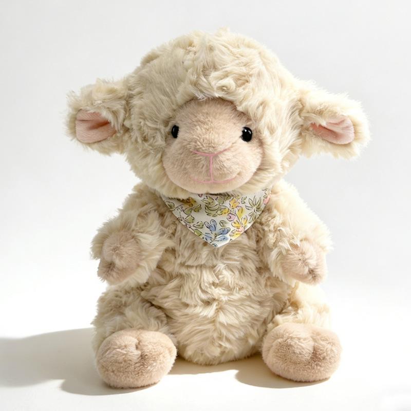 Очаровательная плюшевая подушка-игрушка в виде маленькой овечки 22cm (0.2kg)