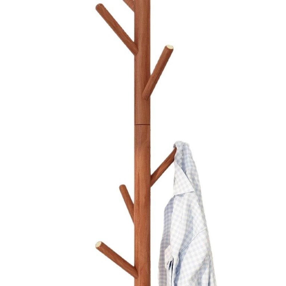 New 8 Hooks Coat Rack Space Saving Floor-standing Clothes Hanger Sturdy Hanging Pole Rack Room Organization