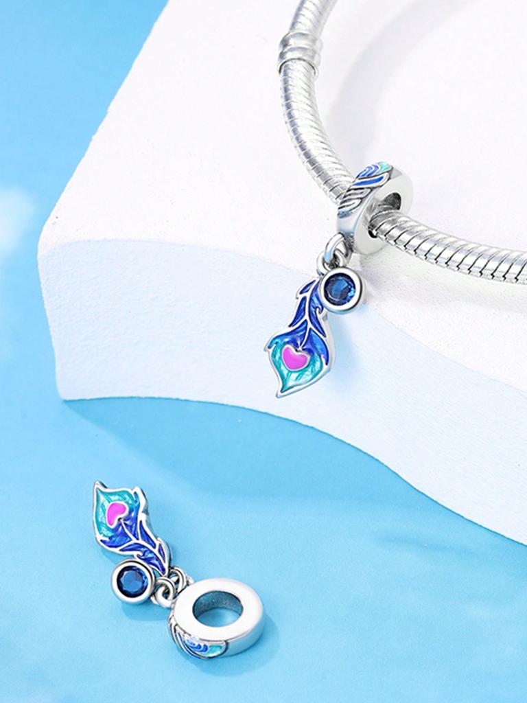 Charms Plata Angel Of Love With Magic Eyes Beads Charm Copper Plated Fit Charms Original Bracelet For Jewelry Making Diy Charm