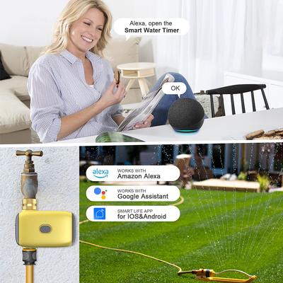 Tuya Smart Watering Timer Sprinkler Drip Irrigation System Irrigation Watering System Sprinkler Timer Garden