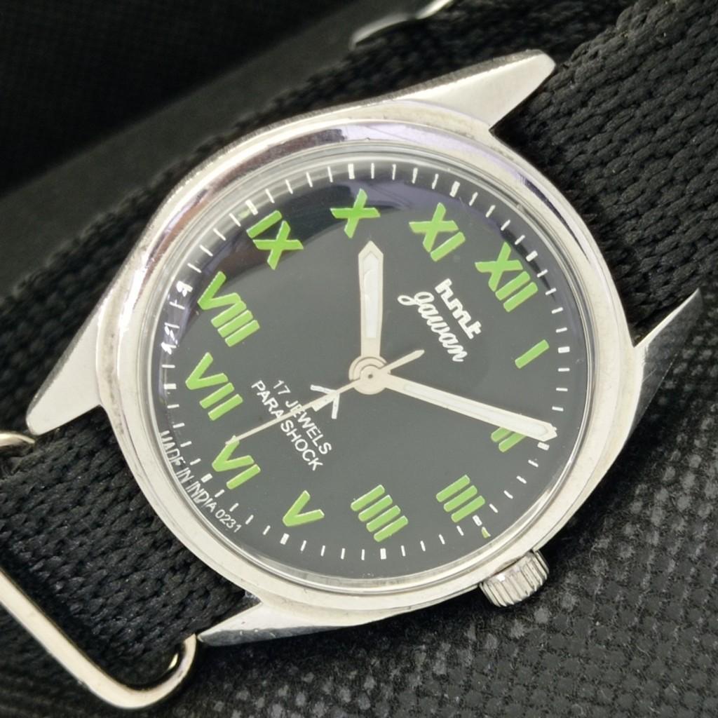 

USED HMT JAWAN INDIAN MENS MECHANICAL WATCH a307668-1 Sku584b-a307668