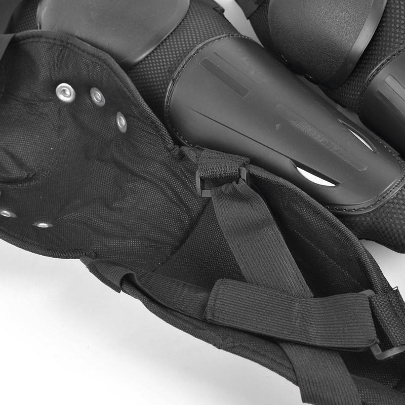 Motorrad Offroad Schutzausrüstungs-Set Knie Ellbogen Protektoren für Erwachsene PE Aufprallschutz Unisex Universell Passend