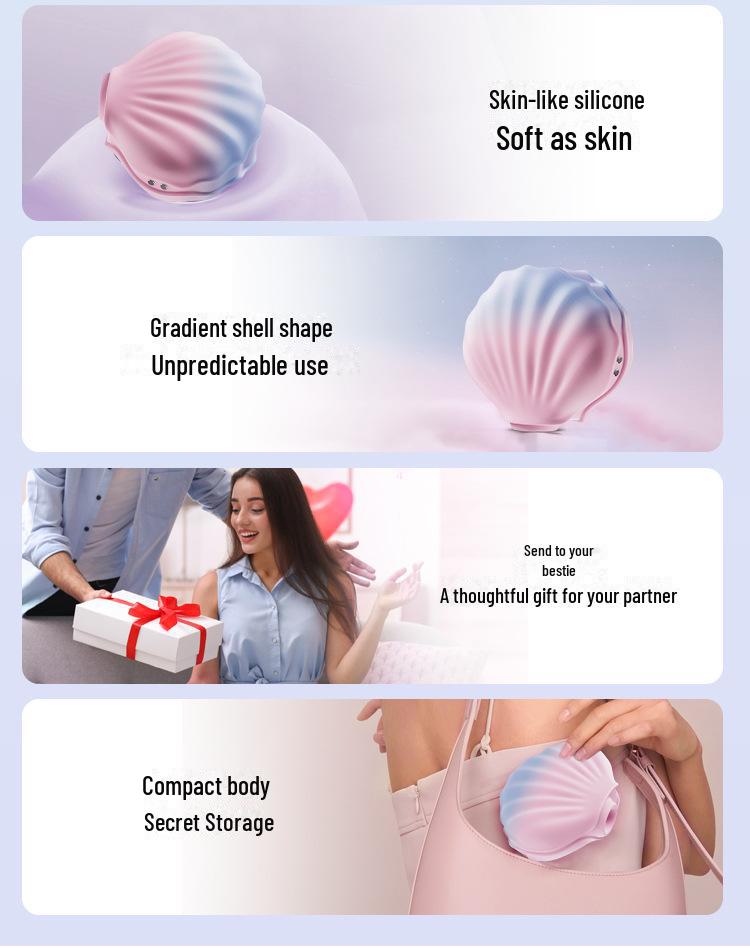 EROCOME Vibrations-Ei & Saug-Massagestab für weibliche Lust