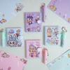 Mini Diary Set With Ballpoint Pen Portable Notebook Cartoon Diary Cute Notebook Kawaii Portable Hand Ledger School Supplies Gift