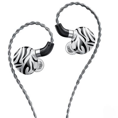 Auriculares HiFi híbridos de tipo planar Linsoul TRN White Tiger Combinación de diafragma de accionamiento planar de 6 mm y controlador dinámico dual Intercambiables