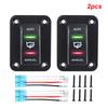 24V 12V 20A Auto/Off/Manual Control 3 Way 4Pin with LED Indicator Bilge Pump Switch Panel SPDT Car Lights Toggle Rocker Switch