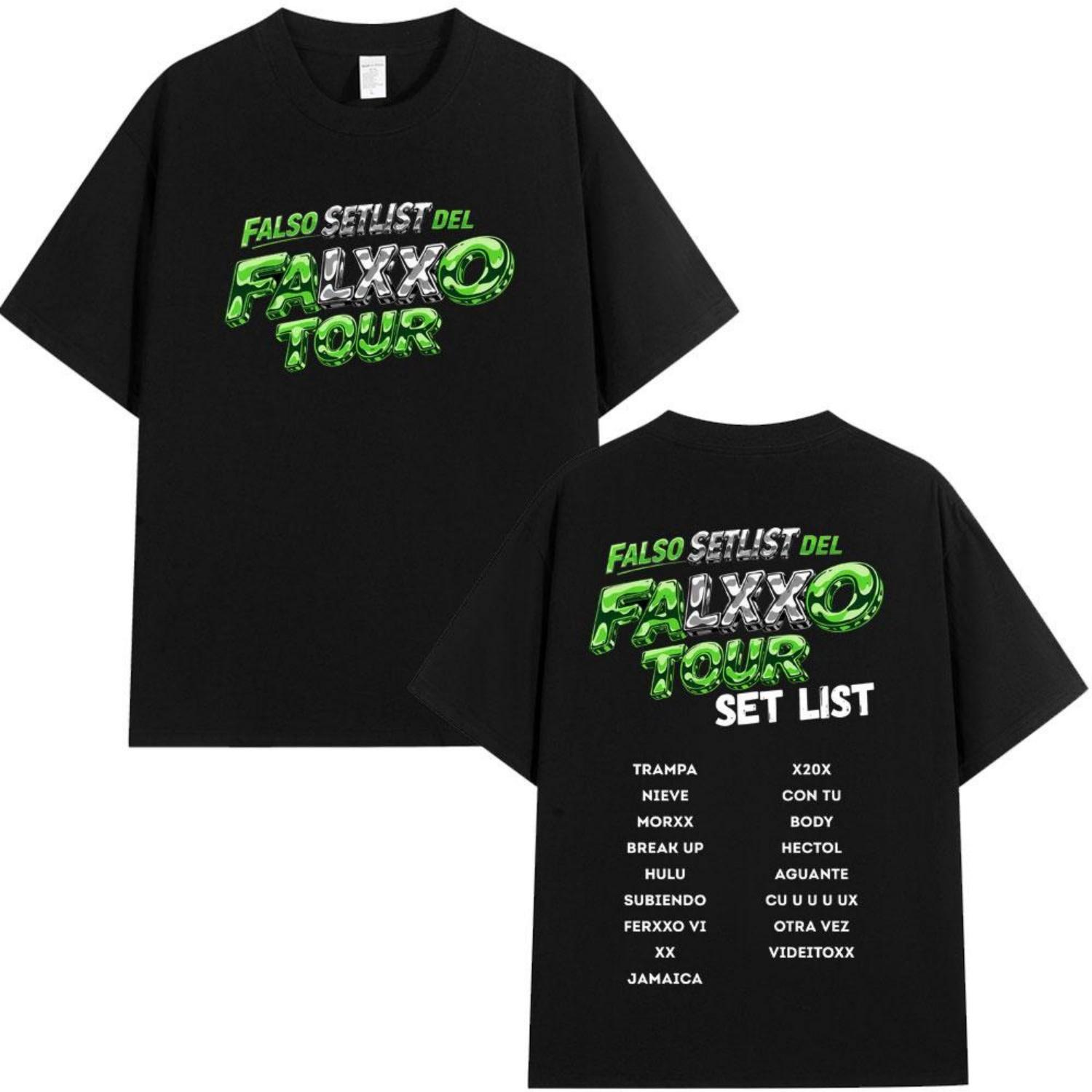 

Rapper Feid Ferxxo 2026 Tour Tshirt Mens Women Fashion Hip Hop Tshirts Cotton Casual Comfort Short Sleeve Gothic Punk TShirts S чёрный