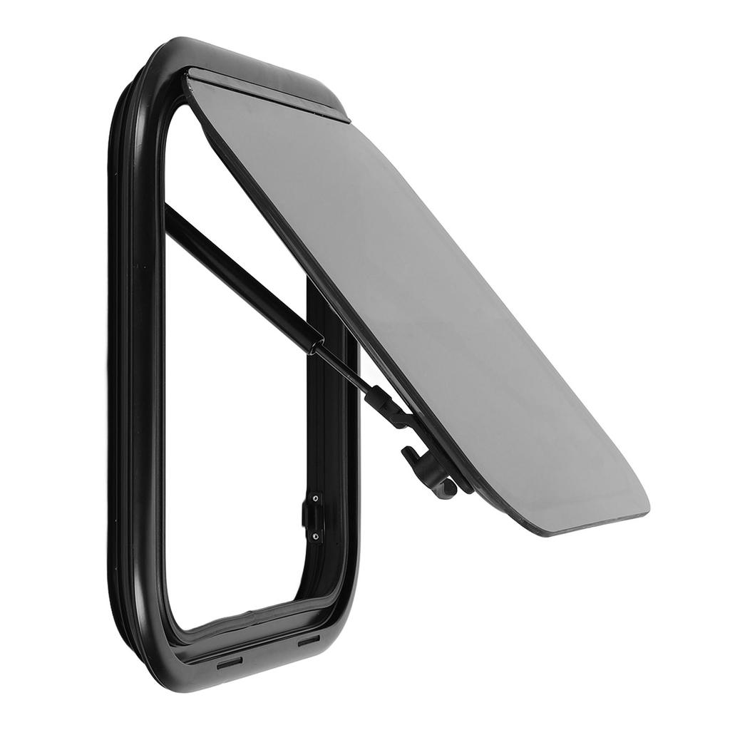16x16in RV Exit Window Emergency External Push Out Window with Mesh Screen Support Rod for Caravan Camping Trailer