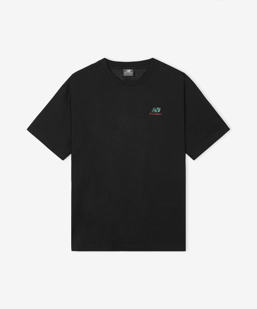 Nyuballanseu Nbneg21513 / Uni Nb Friends Earth Graphic Short Sleeve T-Shirt (Black)