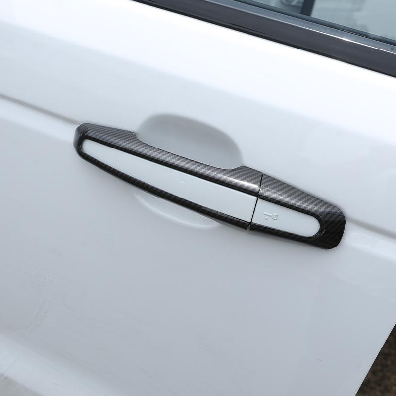 8pcs For Jaguar XF XFL XE XEL F-Pace E-Pace 2016-2022 ABS Door Handle Cover Trim Car Decoration Styling