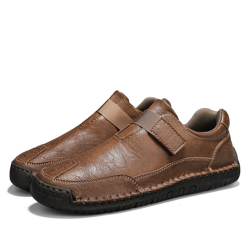 

Мужские больших размеров простые и модные низкие повседневные спортивные туфли ручной работы для улицы повседневные кожаные туфли 48 хаки