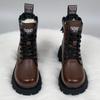 Thick-soled Shoes, Anti-slip Boots, Women's Autumn and Winter New Style Snow Boots with Fleece Cotton Boots