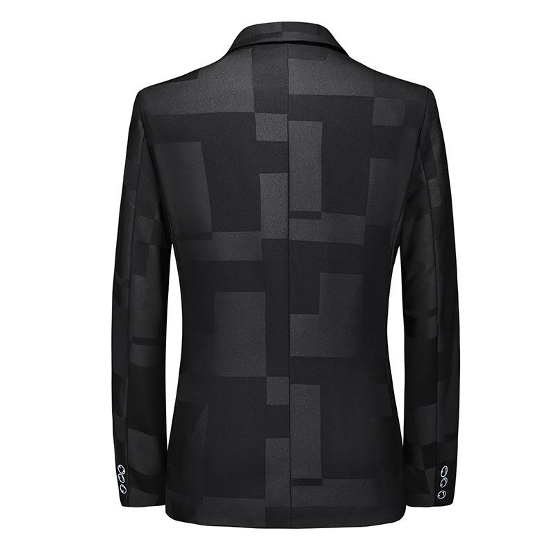 2022 Men's Slim-Fit Jacquard Suit: Large Size Casual, Wedding & Nightclub