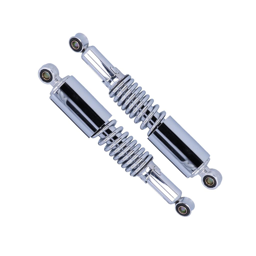 Pair of 12.5in Motorcycle Shocks Absorber Stainless Steel Damper Fit for 125cc 150cc 200cc