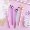 1Pc Cute Gel Pen Kawaii Random Pattern Cartoon 0.5m Black Gel Ink Pen School Stationery Office Suppliers Gifts Back To School Season