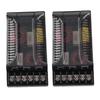 2Pcs 2 Way Car Audio Crossover Overcurrent Protection Universal Heat Dissipation Speaker Frequency Divider