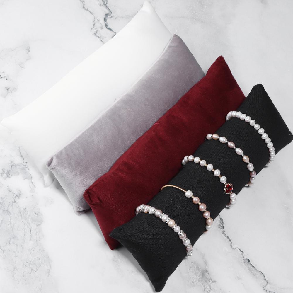 Schmuck Kissenständer Samt Halter Organizer Armband Etui Armreif Fußkettchen Uhrenständer Auslage Foto Requisite Großhandel