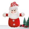 Knitted Christmas Doll Bag Santa Claus Gift Bag Christmas Eve Xmas Drawstring Bag  Home Decoration