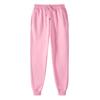 16-Color Men’s & Women’s Slim-Fit Fleece Sweatpants: Elastic Waistband, Plain Jogger Pencil Pants
