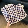 New 71 * 71cm Korean version small square scarf women's silk scarf spring and summer thin sunscreen scarf neck protection tied bag headband scarf