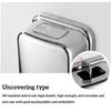 500/800/1000ML Wall Mounted Stainless Steel Shower Gel Dispenser, Leak-proof Soap Shampoo Lotion Pump Container for Bathroom Toilet