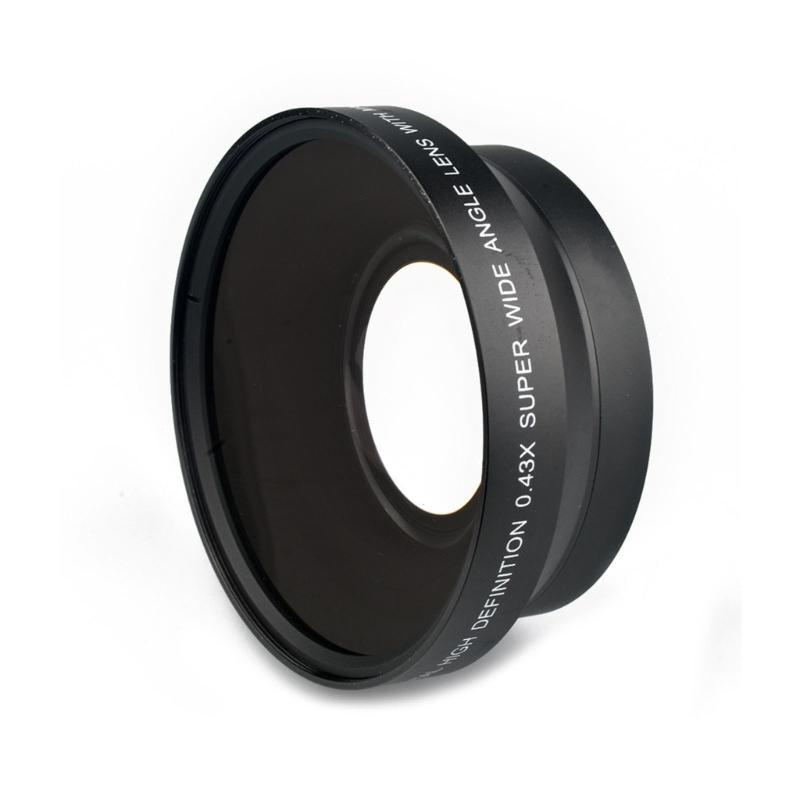 High Definition Wide-angle Macro Lens 67mm 0.43X Optical Glass Ultra Wide Angle Fisheye Lens for Macro Shooting