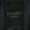 DAMA Collection Check Pattern Long Sleeve Down Coat M Navy Fur Removable Women Used