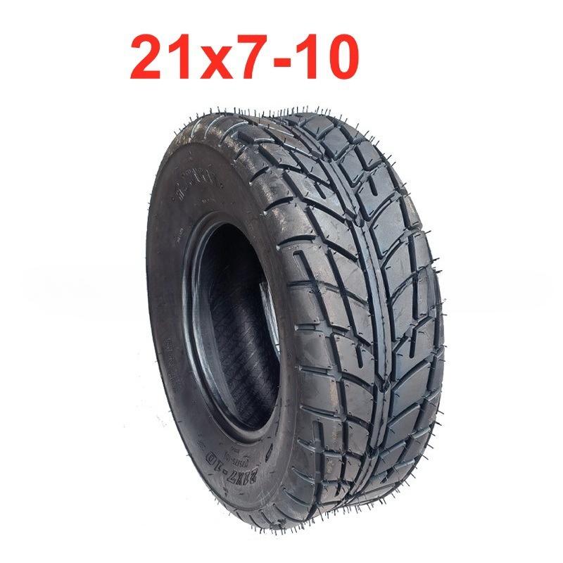 10 Inch Tubeless Tires 21x7-10 vacuum tire for Four-Wheel Kart Road Beach Vehicle Dune Buggy ATV Accessories 21x7-10