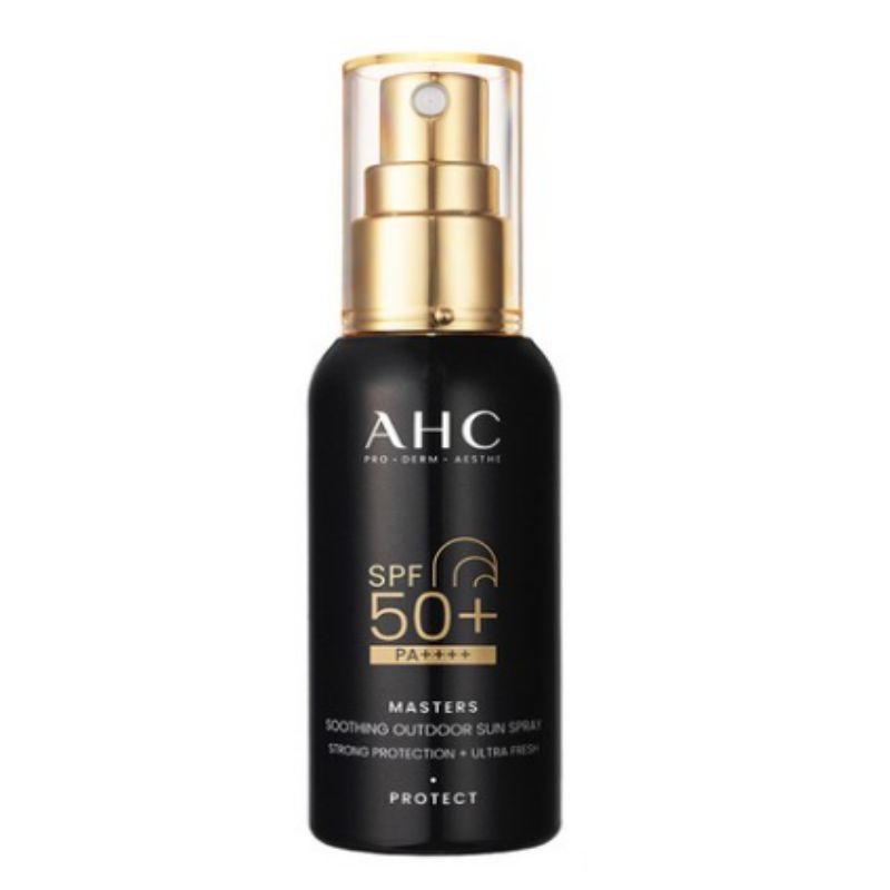 AHC Masters Soothing Outdoor Sun Spray SPF50+ PA++++ Cooling UV Protection Sunscreen Spray 55ml